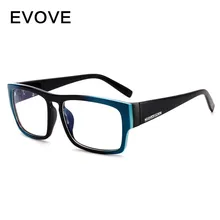 Evove Компьютерные очки для мужчин и женщин, анти-синий светильник, отражение UV400, прозрачные линзы, защита глаз от игр, очки для телефона