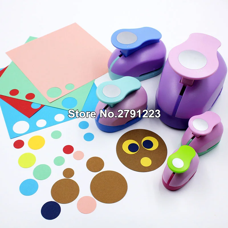 Paper Punch Circle Punch 8/22/15/38/25/38/75mm Round DIY Craft Hole Puncher Scrapbooking Punches Maker Scrapbook Paper Cutter Embossing Tool