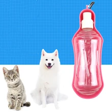 

Pet Water Cup Outdoor Portable Water Bottle Dog Hiking Dispenser Container Portable with Drinking Cup Bowl Outdoor Travel Bowls