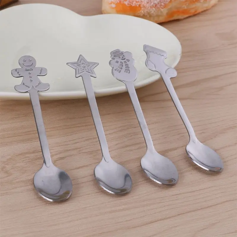 

12 Pack Creative Christmas Coffee Spoon Christmas Stirring Spoon Tea Spoon