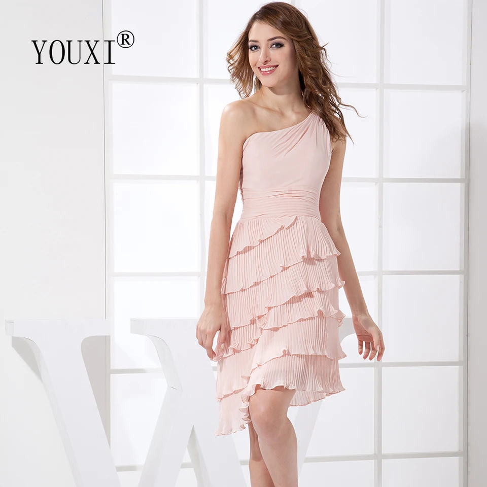 pink short prom dresses 2019