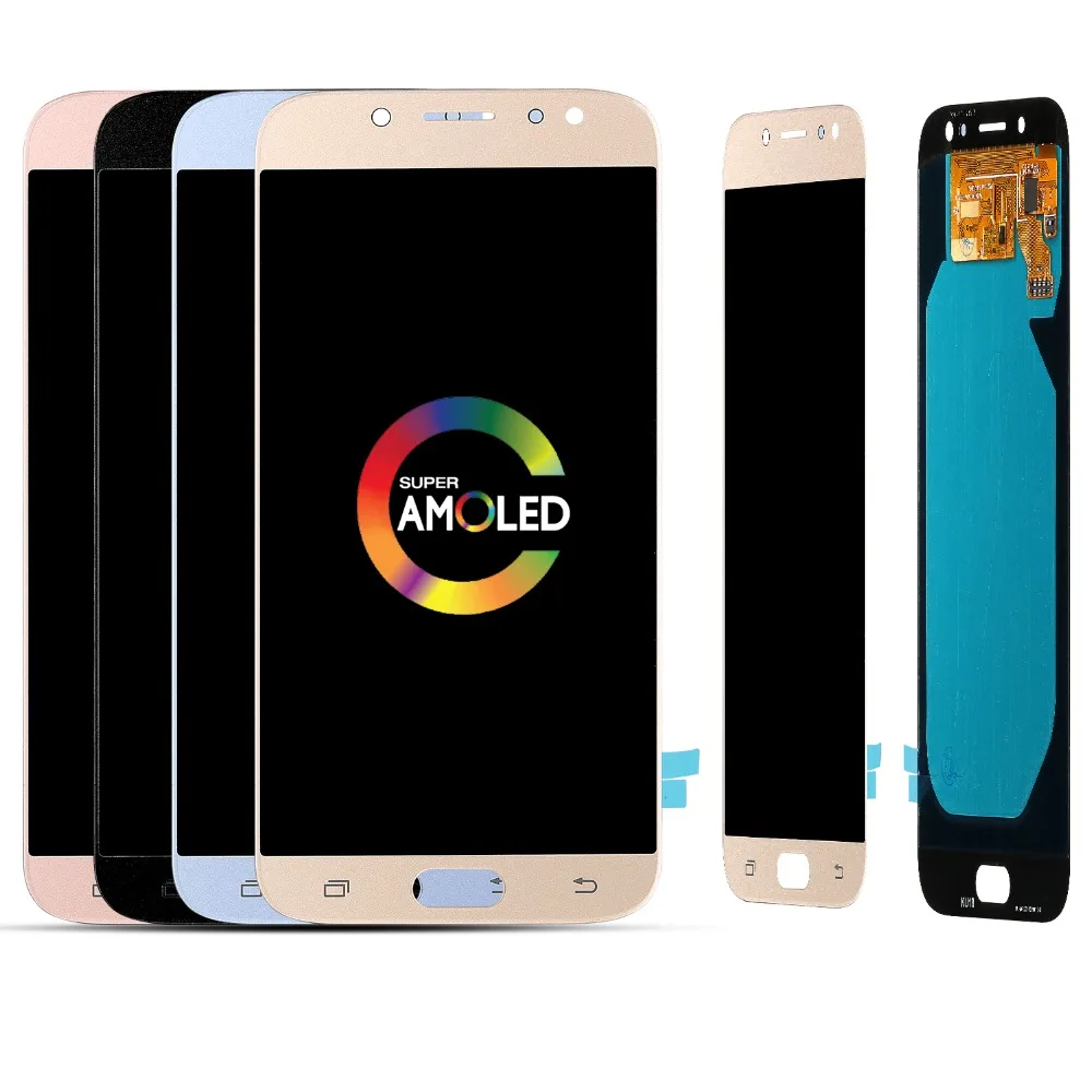 Протестированный рабочий супер Amoled lcd s для SAMSUNG Galaxy J7 Pro lcd J7 J730 SM-J730F ЖК-дисплей+ дигитайзер