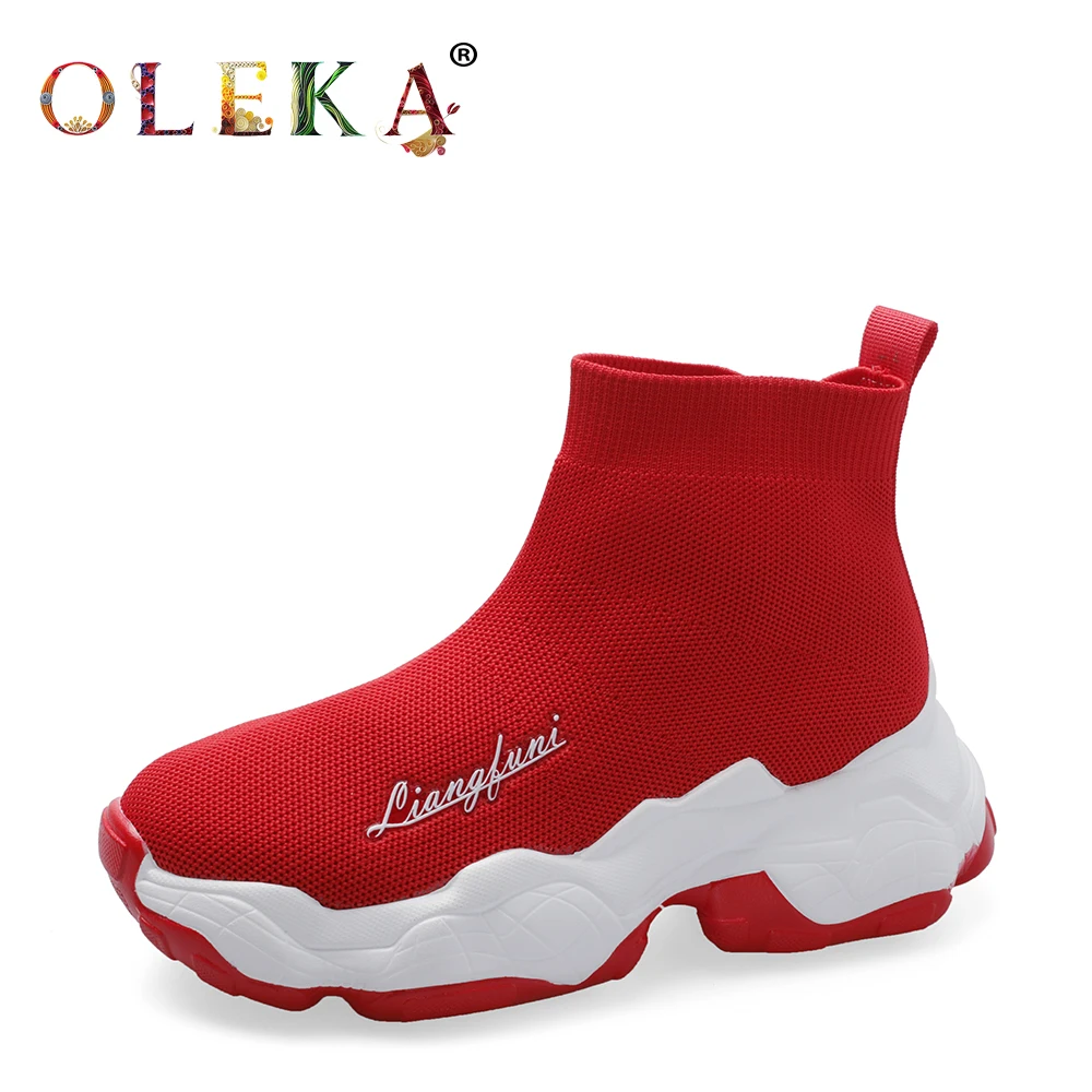 

OLEKA Mid-calf Winter Ladies Boots Platform Totem Round Toe Boots Leisure Style Chelsea Boots New AS376