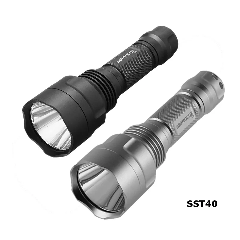 Astrolux C8 SST40 2200LM 7/4modes A6 Driver Long Thrower Tactical LED Flashlight 18650 Mini Torch Lantern Torch Spotlights