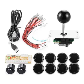 

Arcade Joystick DIY Kit Parts Zero Delay USB Controller PC to Arcade Joystick With Push Buttons&Wire Harness for Arcade Game