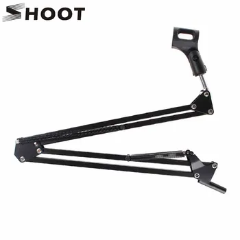

SHOOT Foldable Adjustable Metal Bracket Studio Microphone Stand Suspension Boom Table Bracket Holder Microphone Shock Mount