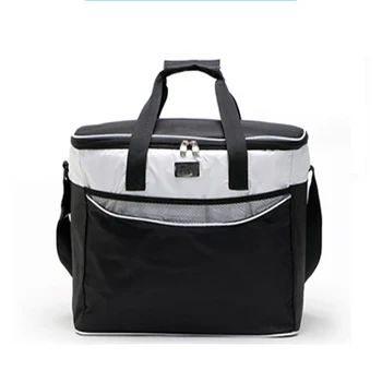 

Thermal Insulated Fruits Storage Lunch Bag Adjustable Strap Handle Outdoor Picnic Large Capacity Zipper Oxford Cloth Portable