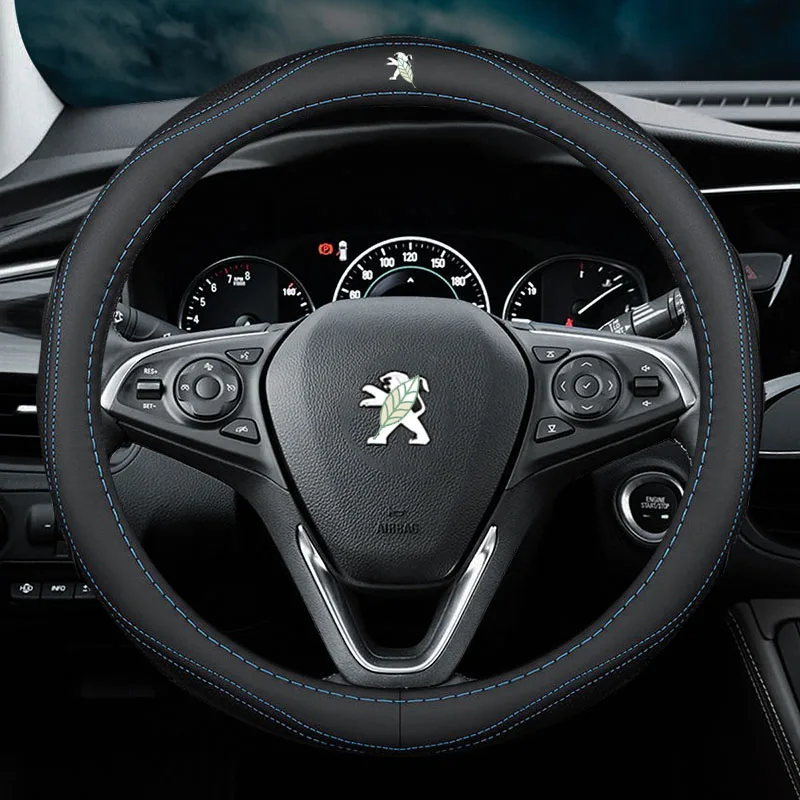 Чехол рулевого колеса автомобиля набор для Peugeot 4008 3008 5008 301 206 207 208 308 406 408 508 дышащий