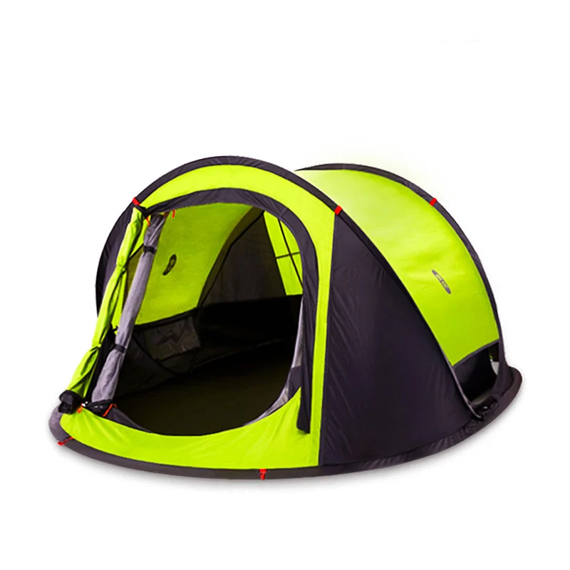 

zaofeng Camping Tent 3-4 People Automatic Outdoor Waterproof Double Layer family Travel Tent Fast Installing tent