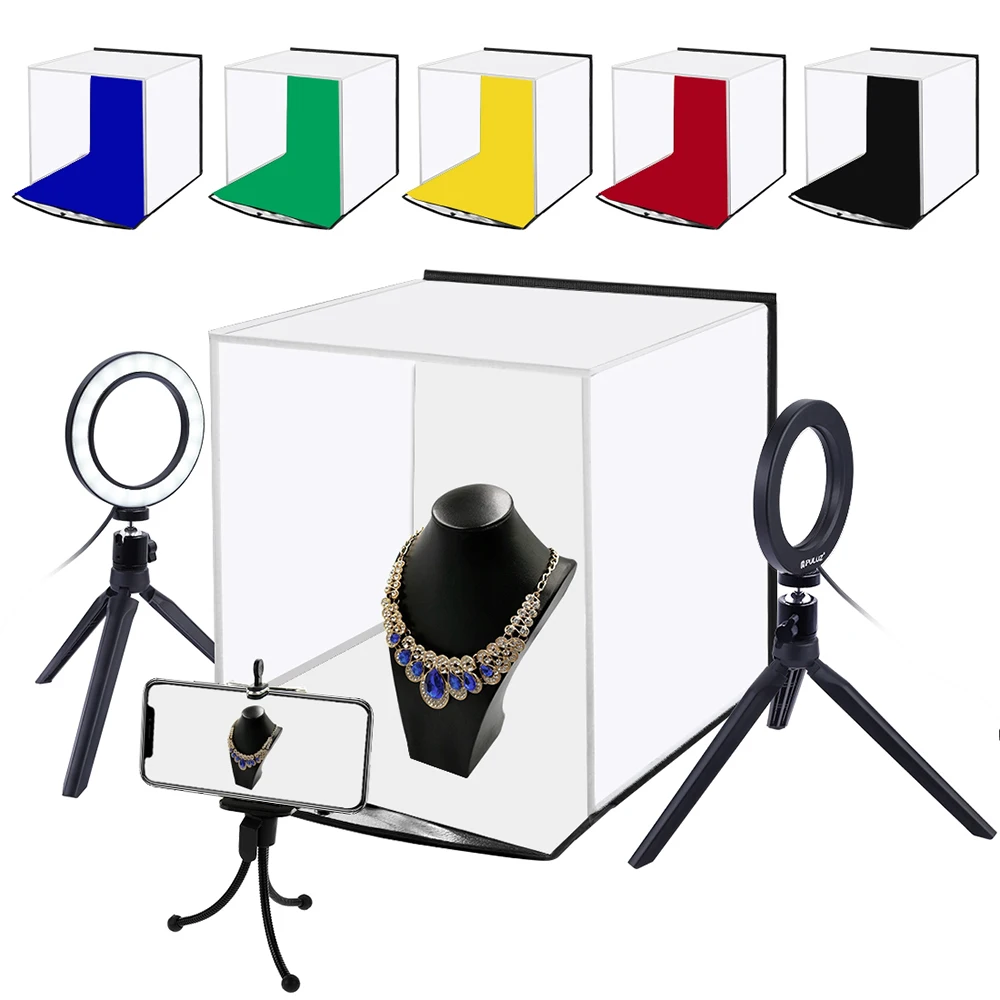 

Photo Selfie Lamp LED Photo Lightbox USB Charging Fill Light Studio Softbox LED Camera Ring Light With Tripod Selfie Stick Ring