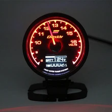 7 Color Car GReddi LCD Digital Display Turbo Boost water temp oil temp oil press RPM Voltage racing meter Fuel pressure Gauge