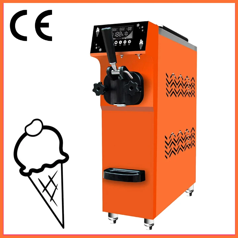 900w Commercial Ice Cream Soft Machine Desktop Cheap Ice Cream Makers