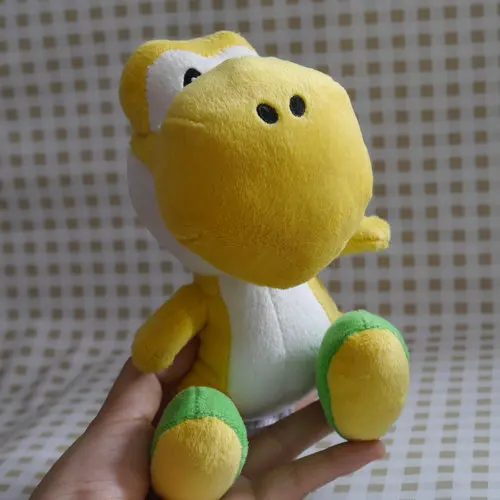 Йоши Плюшевые 20 см "(16 см) 6" чучело 10 цветов для выбора - Цвет: 16CM yellow