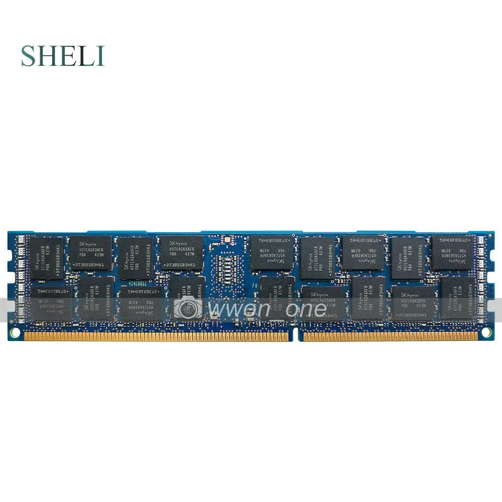 SHELI 16 Гб 2RX4 PC3L-12800R DDR3 1600 МГц 240Pin ECC REG памяти сервера Оперативная память