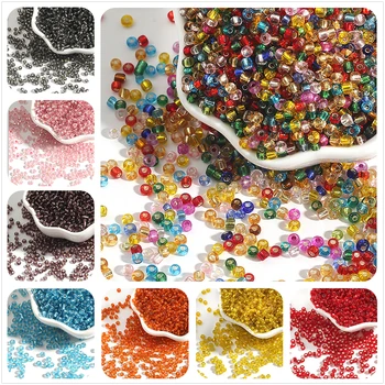 

1000Pcs 2/3/4mm Austria Crystal Round Hole Bead Color Czech Glass Seed Spacer DIY Beads For Kids Jewelry Making