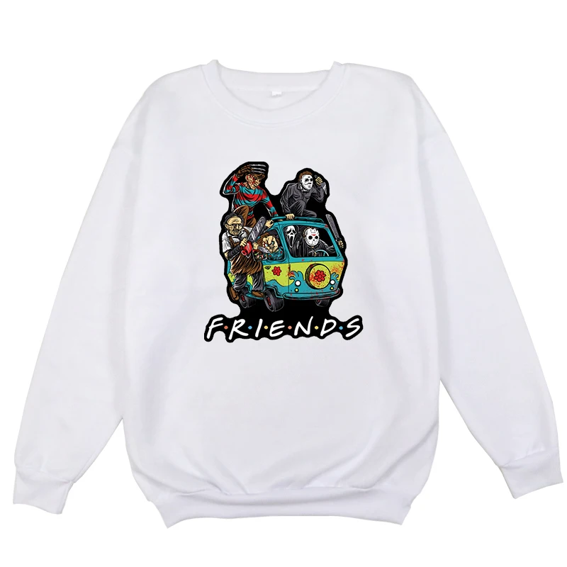 Friends Hoodie Harajuku Sweatshirt Women Hoodies Pullover Pink Hoodie Mens Sweatshirts Streetwear W