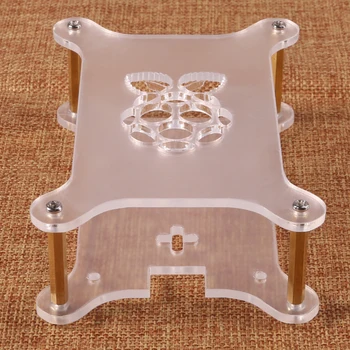 Najtaniej Dla Raspberry Pi 4 Akryl Przypadku Przezroczyste Pudełko Shell Pokrywa Z Logo Obudowa Kompatybilny Z Raspberry Pi 3 Model B 3B Plus