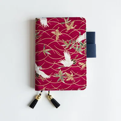 Chinese Peacock Cover for Standard A5 Diary Notebook Supplies Vintage Daily Weekly Planner Organizer Agenda Bullet Journal - Цвет: Crane A6