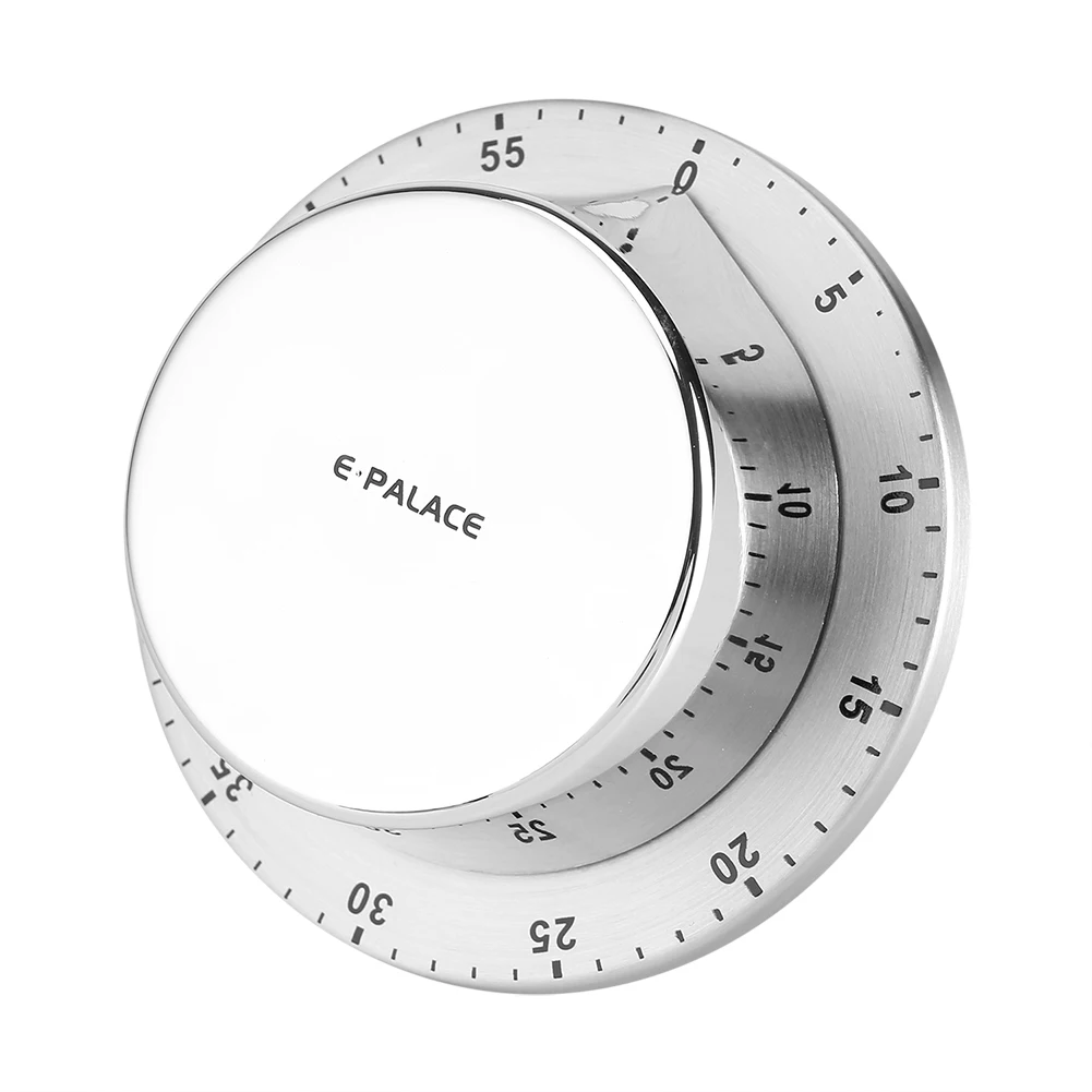 

Stainless Steel Kitchen Timer Manual Mechanical Kitchen Timer Count Down Alarm Reminder Mechanical Timing With Magnetic Base