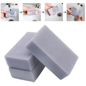 

Gray Magic Eraser Cleaning Melamine Foam Kitchen Pad Sponge Super Decontamination Shoes Plate Wipe