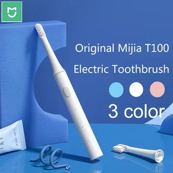 

Xiaomi T100 Toothbrush Teeth Brush Heads Mijia T100 Electric Oral Deep Cleaning sonicare Toothbrush Two-speed Oral Cleaning