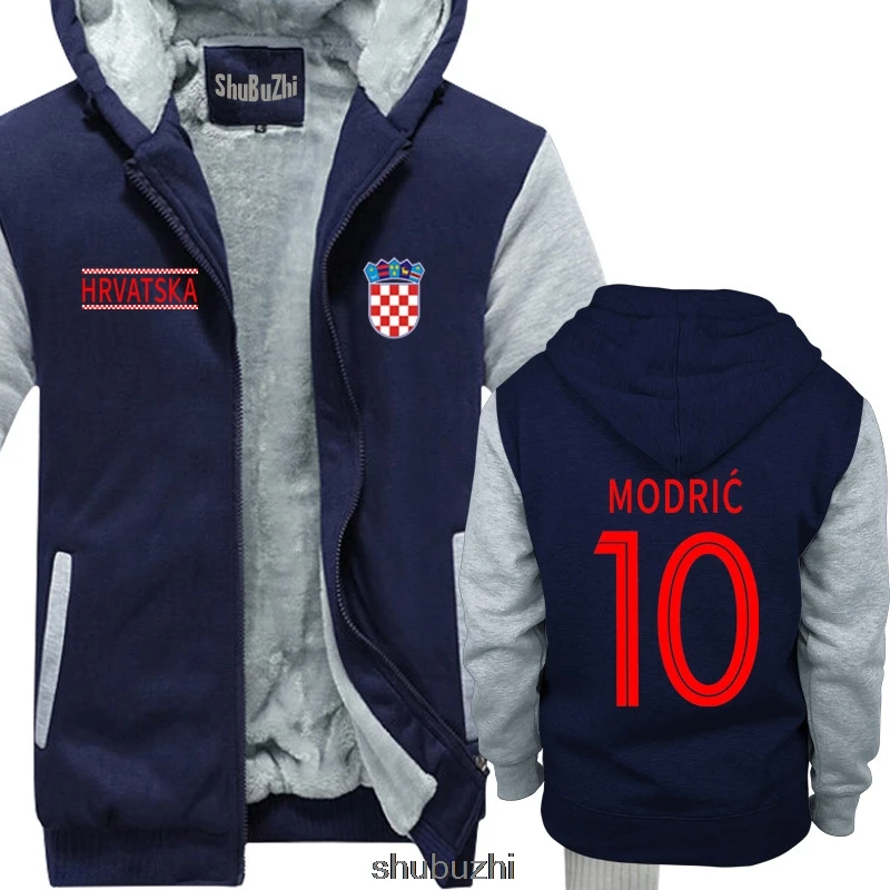 Croatia Modric 10 команда Толстая Толстовка-черный цвет, горячая распродажа, новая мода, Прямая, shubuzhi officia, новые брендовые толстовки sbz3529