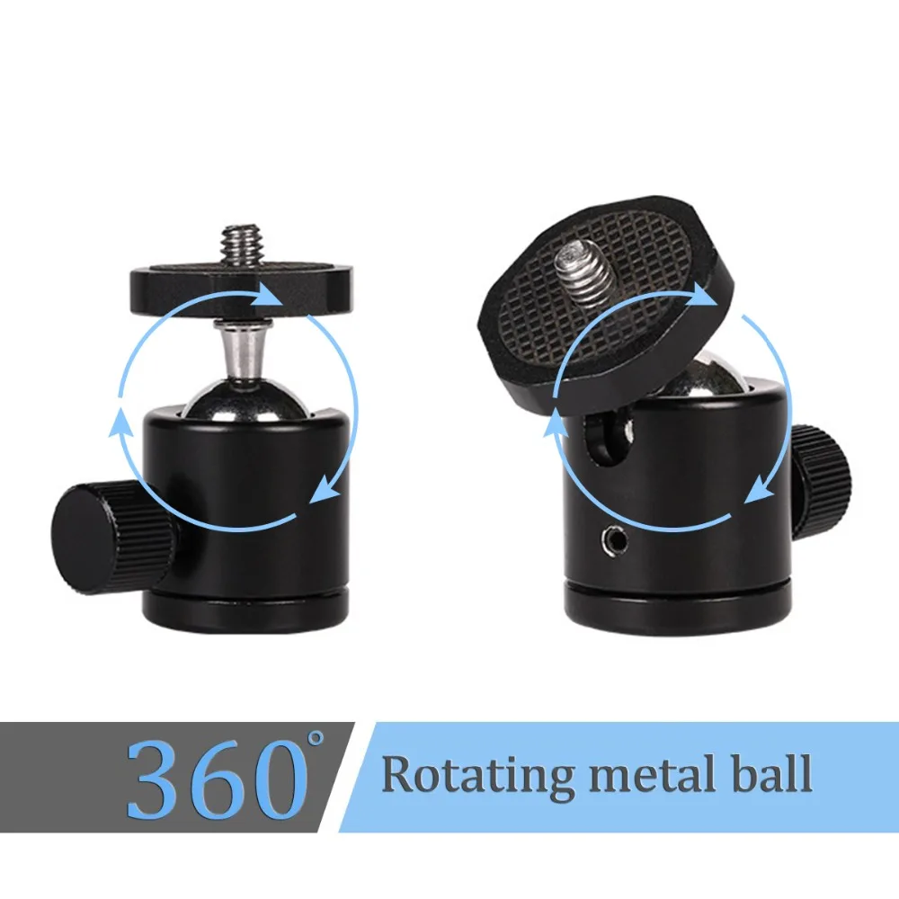 Мини шаровая Головка Настольный 360 градусов Камера штатив-Трипод стойка Adapter1/4 винтовое крепление для Canon DSLR Камера 1 шт