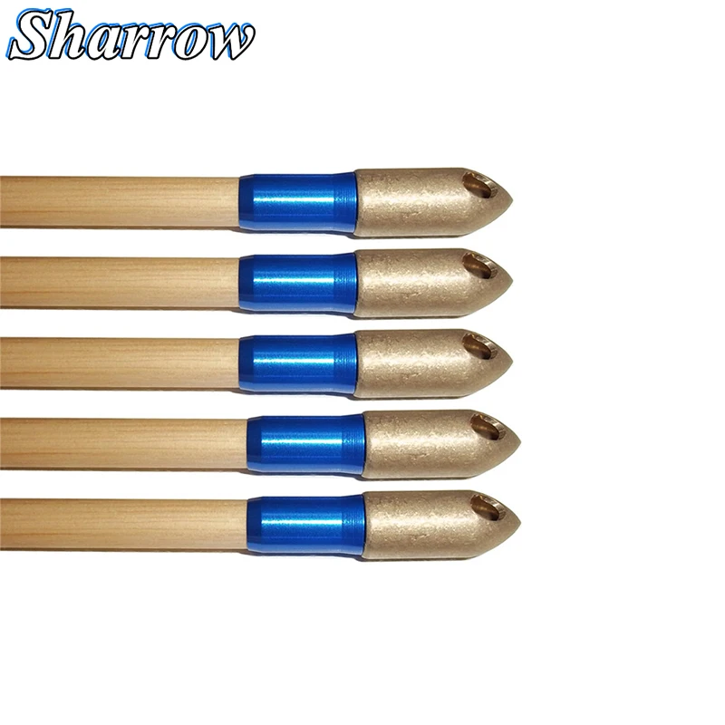 

12pcs Archery Whistle Arrowheads Copper Broadhead Hunting For 8mm Diameter Arrow Shaft Arrow Tip Point Training Accessories