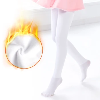 

Winter Girls Leggings Thick Footed Pantyhose Ballet Tights Cotton Pantyhose Stockings For Kids