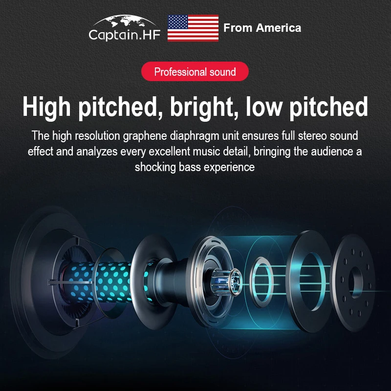 US Captain Wireless Surround Sound Waterproof