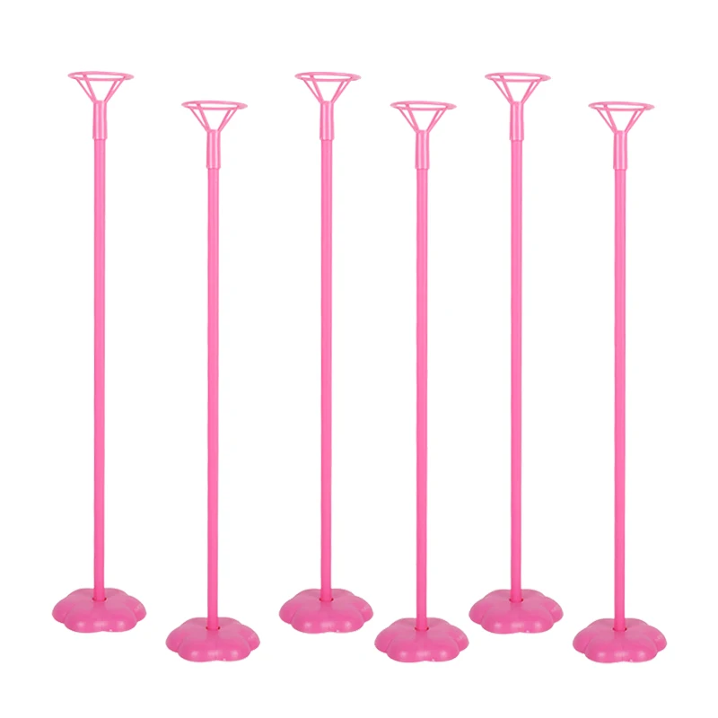 thumbnail image 1 of 6 piezas de soporte para globos, soporte para palos de globos para decoración de mesa, decoraciones de globos para bodas, suministros para fiestas de cumpleaños y baby shower, 1 of 5
