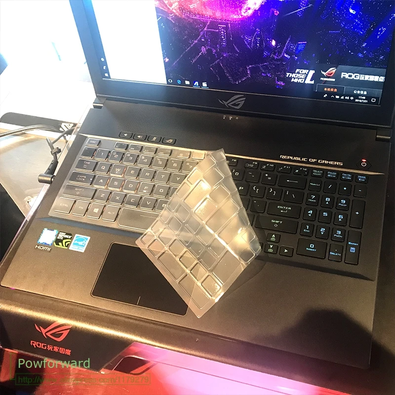 ТПУ Прозрачная Клавиатура Обложка кожи для ASUS ROG strix G731GW G731GT G731GU G 731 GW GT GU GU501G GU501GM GU501G GU501 GM ноутбук