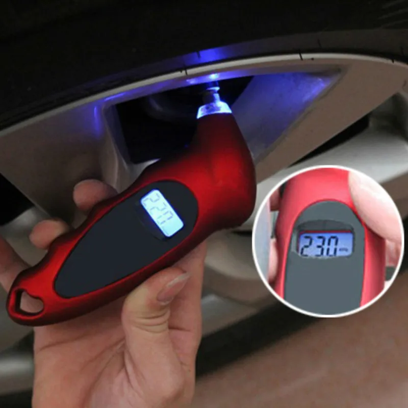 

Tire pressure gauge 0-150 PSI Backlight High-precision digital tire pressure monitoring car tire pressure gauge