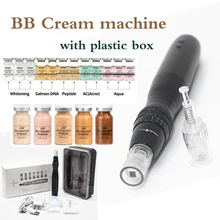 BB קרם זוהר מכונה derma עט microneedle עט עם 8ml BB זוהר קרם BB stayved בסיס מבהיר bb קרם יופי מכשיר(China)