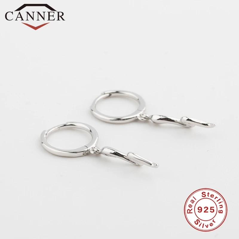 1 silver Корейские новые 925 пробы серебряные серьги-кольца для женщин Простые животные в форме змеи золото; серебро; сережки, Прямая поставка - Окраска металла: 1 silver