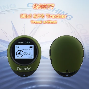 

G0077 MINI GPS Personal Tracker Portable GPS Locator Real-time Longitude/Latitude Coordinates Travel Distance/Satellite Time