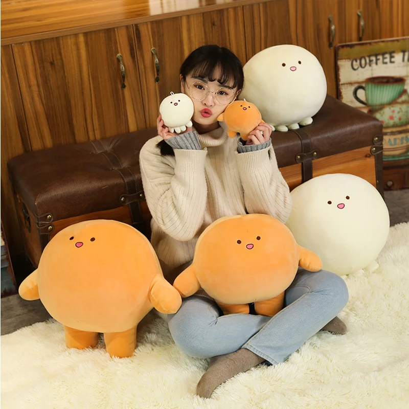 Kawaii аниме жир осьминог плюшевые игрушки круглые мягкие животные мультфильм Осьминог Офис Дом Nap подушки милые дети подарок на день рождения|Мягкие игрушки животные| | АлиЭкспресс