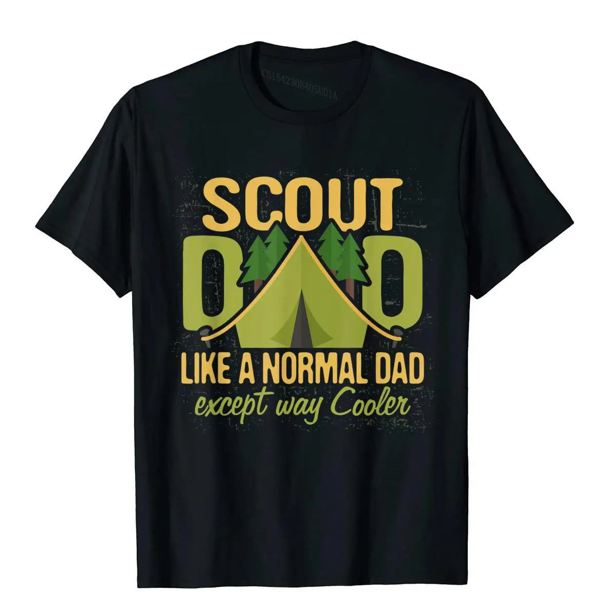 Scout Dad T Shirt Cub Leader Boy Camping Scouting Troop Gift T-Shirt__B12685black