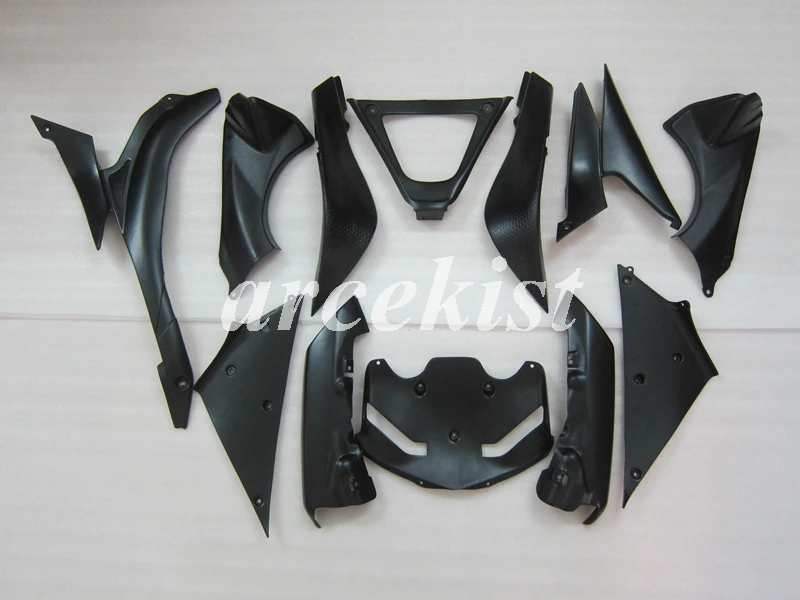 ABS мотоцикл Полный обтекатели комплект кузова набор подходит для kawasaki Ninja ZX-6R 2007 2008 636 на заказ зеленый черный