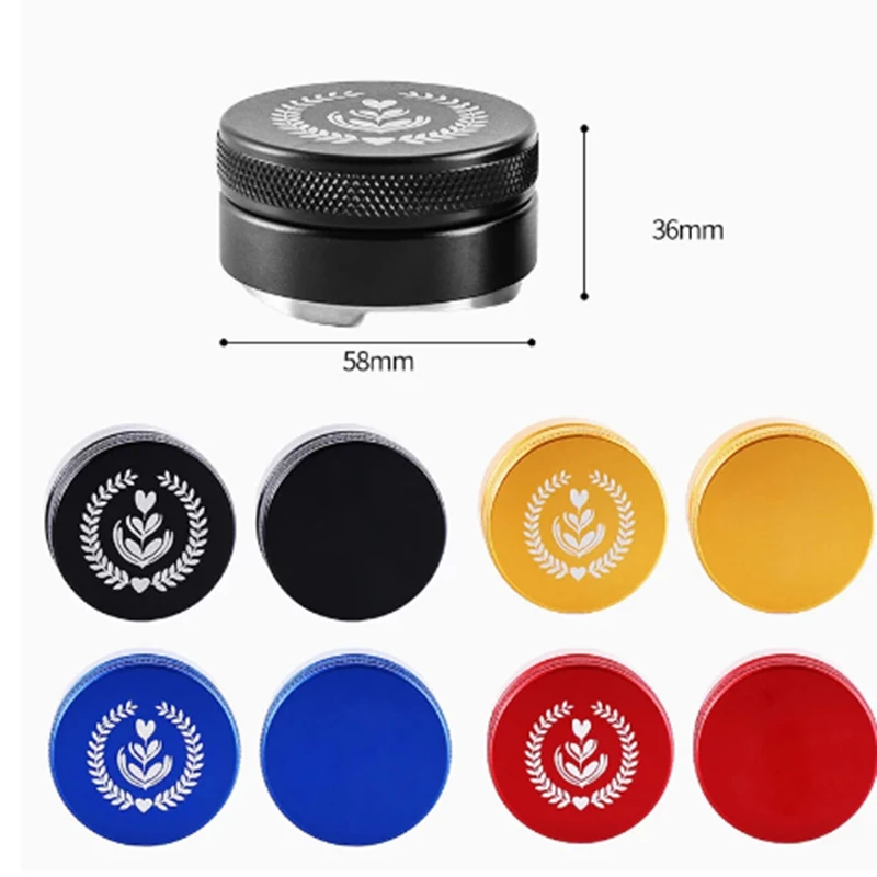 Adjustable 304 Stainless Steel Coffee Distributor Espresso Tamper 51/53/54/58/58.35mm Available For Most Portafilter