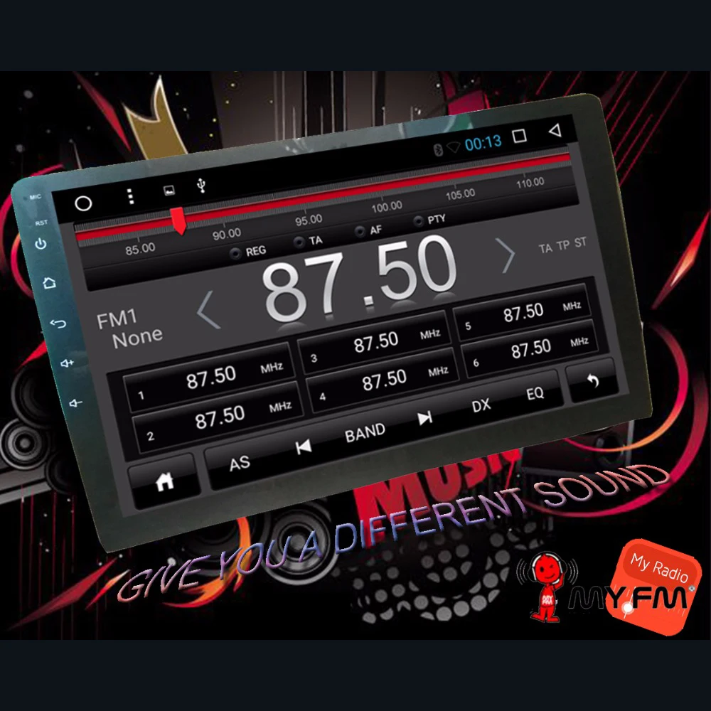 2 Din 10,1 ”1+ 16G Android 8,1 четырехъядерный Универсальный Автомобильный Wifi/gps/AM& FM RDS/Bluetooth/музыка и видео плеер sd-карта и USB/AUX/RCA