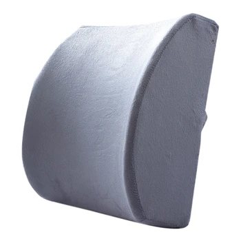 

Chair Pillow Memory Foam Lumbar Back Support Cushion Relief Pillow for Office Home Car Auto Travel Booster Seat