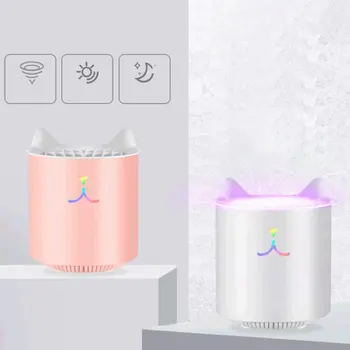 

Mini Portable Cat USB Mosquito Killer Lamp Physical Silent Anti MosquitOEs Light Pest Repeller Energy Power Saving