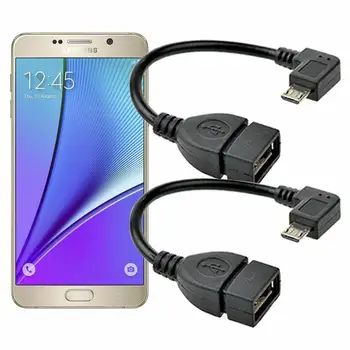 

For MICRO i9100 I9250 OTG Data Line Elbow Micro USB Male to USB 2.0 A Female Converter For Android Adapter Cable