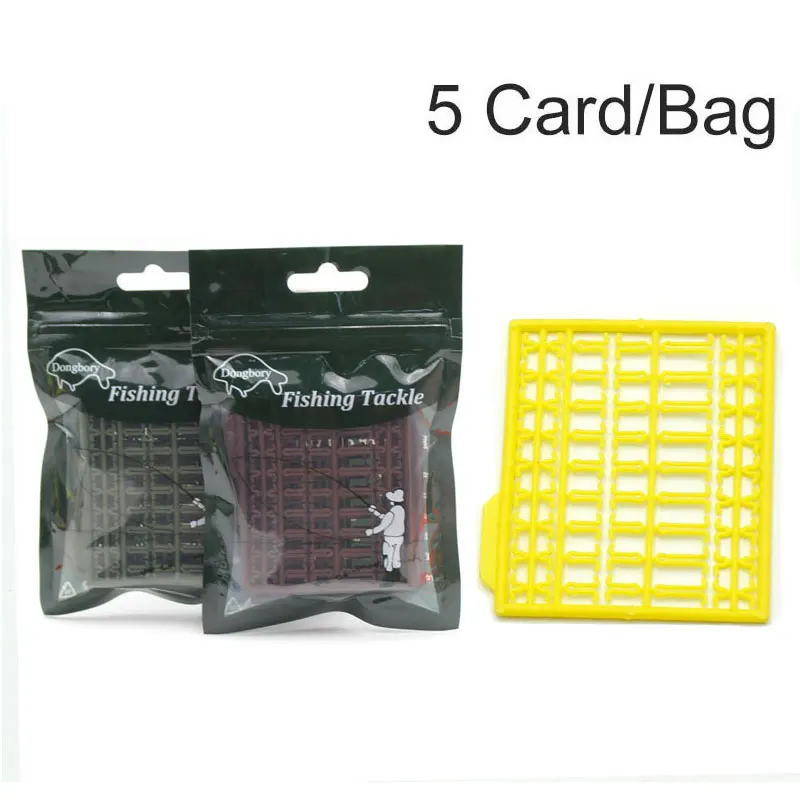 5 cards Carp Baits Fishing Accessories Boilies Bait Stopper Pop Up Boilies Lure rig Stopped Dumbbell Carp Fishing Tackle 6