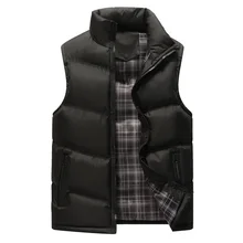 Autumn And Winter New Style Men Waistcoat Coat Thick Sleeveless Cotton-padded Clothes Men's Korean-style Trend Youth Casual