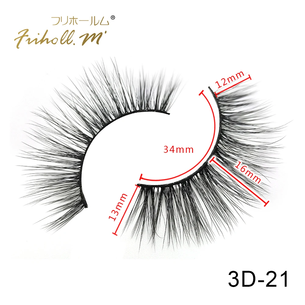 Friholl. m ресницы 6 пар 3d норковые ресницы с собственным логотипом искусственные норковые ресницы индивидуальная упаковка