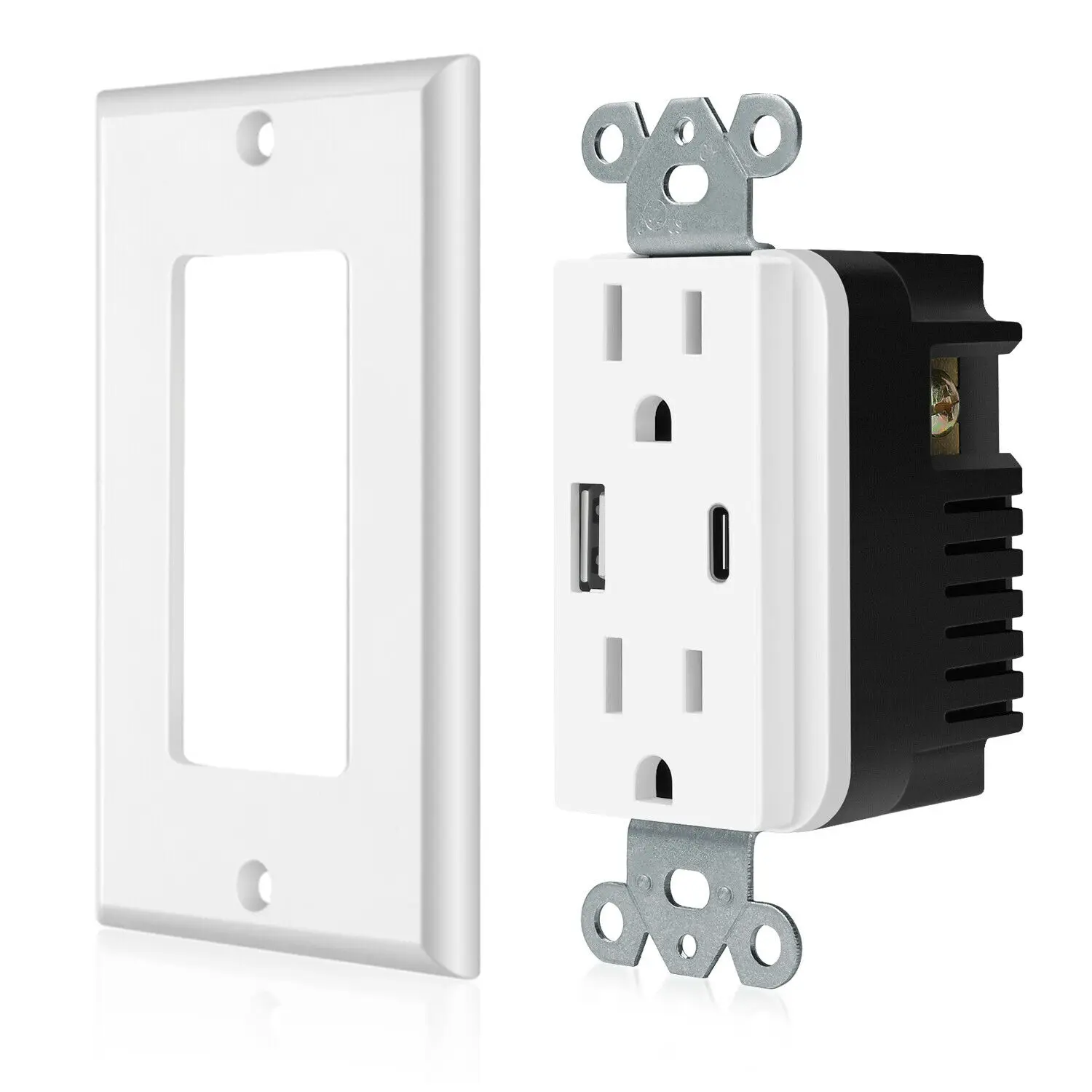 Штепсельная розетка 4 8 а американского стандарта адаптер питания USB Type C для