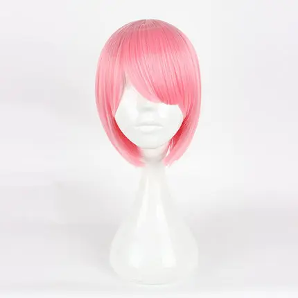 Re:Zero Starting Life in Another World Ram Cosplay Wig Head Accessories Halloween Wig+ Cap |