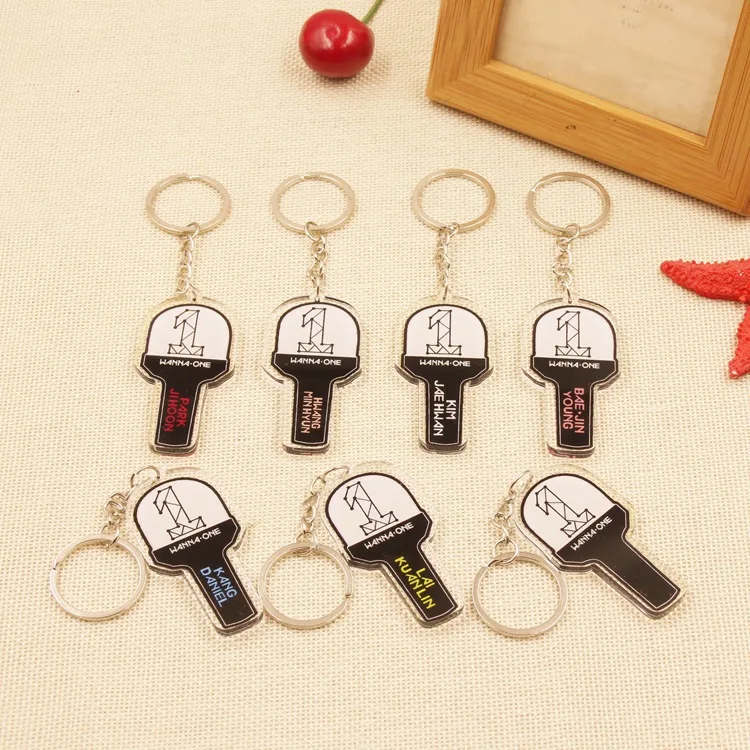 Wannaone сопутствующие продукты ватный тампон Lai Guan Lin Ginger danel двухсторонний мультфильм акриловый кулон брелок 005